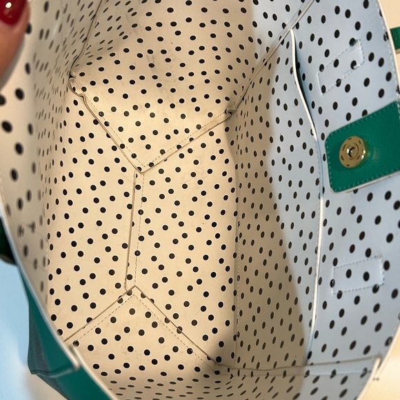 Tommy Bahama Green reversible Large Tote shoulder bag - Picture 5 of 7